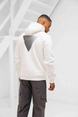 Pure Path Essential Logo Hoodie Heren Gebroken Wit - Maat S - Kleur: Wit | Soccerfanshop