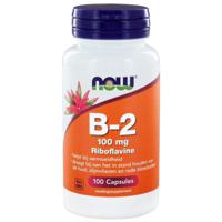 NOW Vitamine B2 100 mg (100 caps)