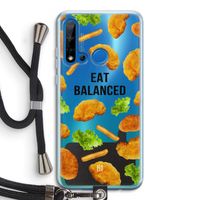 Eat Balanced: Huawei P20 Lite (2019) Transparant Hoesje met koord