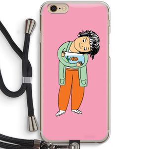 Visknuffel: iPhone 6 / 6S Transparant Hoesje met koord