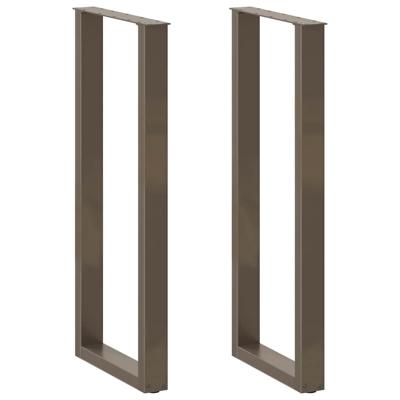Bartafelpoten 2 st U-vormig 50x(110-111) cm staal naturel