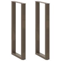 Bartafelpoten 2 st U-vormig 50x(110-111) cm staal naturel Bartafelpoten 2 st U-vormig 50x(110-111) cm staal naturel