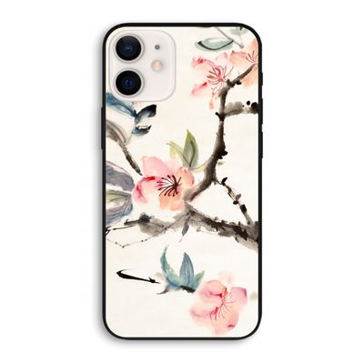 Japanse bloemen: iPhone 12 Biologisch afbreekbaar hoesje