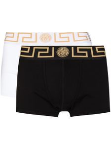 Versace lot de deux boxers Greca Border - Noir