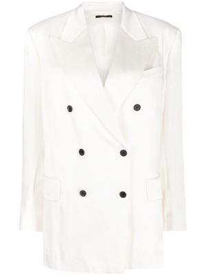 TOM FORD blazer à boutonnière croisée - Blanc