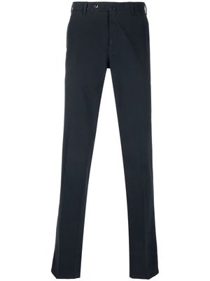 PT Torino pantalon chino à taille mi-haute - Bleu