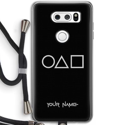 Squid Game: LG V30 Transparant Hoesje met koord