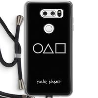 Squid Game: LG V30 Transparant Hoesje met koord