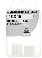 Afst.bus 15x15x6.4 naturel 2st - Deltafix