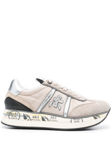 Premiata baskets Conny en cuir - Tons neutres