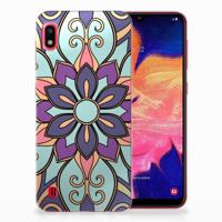 Samsung Galaxy A10 | TPU Case | Purple Flower