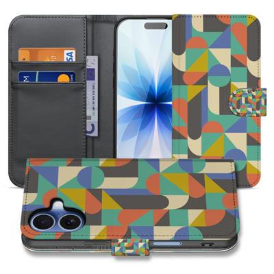 Funky Retro Hoesje Voor iPhone 17 | Portemonnee Hoesje