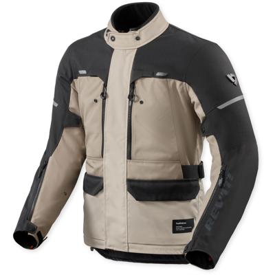 REV'IT! Outback 5 H2O jacket, Textiel motorjas heren, Zand Zwart