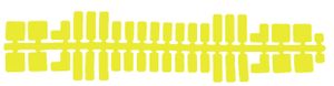 Ministeck Set II - 9 Color Strips (31607 - 31612) - Polybag Pixels