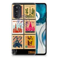 Motorola Moto G52/G82 | Silliconen Back Cover | Postzegels