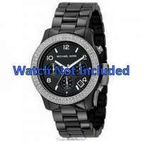 Michael Kors horlogeband MK5190 Keramiek Zwart 22mm - thumbnail