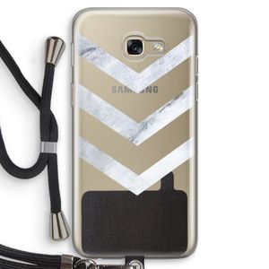 Marmeren pijlen: Samsung Galaxy A5 (2017) Transparant Hoesje met koord