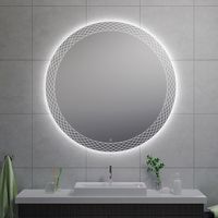 Badkamerspiegel Aqua Splash Madri Rond LED Verlichting Condensvrij 120 cm Aqua Splash - thumbnail