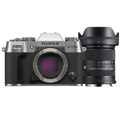 Fujifilm X-T50 zilver + Sigma 18-50mm F/2.8 DC DN Contemporary Fujifilm X