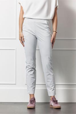 Studio Anneloes Anne Bnd Pinstripe Trousers 12749 Broek 1169 Off White/dark Blue