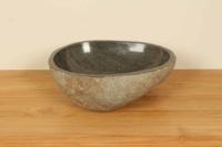 Waschbecken Flussstein RM030355, 43x38x15 cm