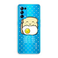 Sleep All Day: Oppo Find X3 Lite Transparant Hoesje