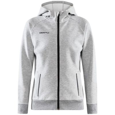 Craft Core Soul zip vrijetijdsvest met capuchon grijs dames S