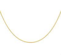 TFT Collier Geelgoud Slang Rond 0,9 mm x 42 cm - thumbnail