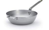 De Buyer Hapjespan - Sauteuse - Mineral B Pro - ø 24 cm / 2.5 liter - zonder anti-aanbaklaag