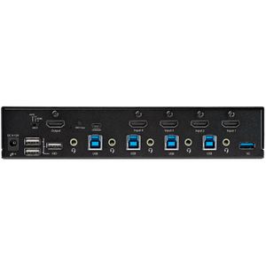 StarTech.com SV431HU34K6 KVM-switch Zwart