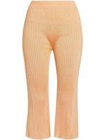 Jil Sander pantalon à empiècements nervurés - Orange