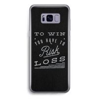 Risk loss: Samsung Galaxy S8 Plus Transparant Hoesje