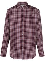Brunello Cucinelli chemise à carreaux - Violet