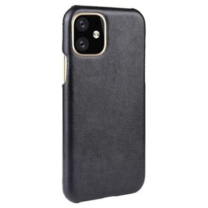 iPhone 11 Gecoate Plastic Hoesje - Zwart