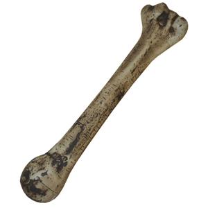 Decoratie bot - 27 cm - plastic - Halloween - Horror thema kerkhof versiering - nep botten