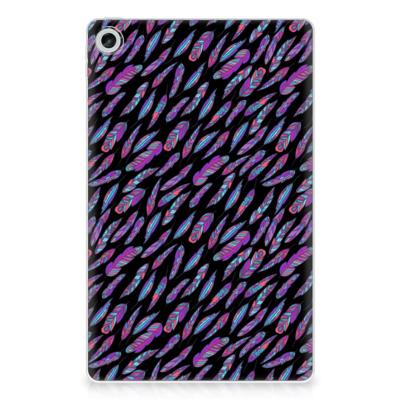 Lenovo Tab M10 Plus (3e generatie) Hippe Hoes Feathers Color Lenovo Tab M10 Plus (3e generatie) Hippe Hoes Feathers Color