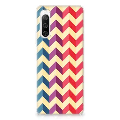 Sony Xperia 10 IV | TPU bumper | Zigzag Multi Color Sony Xperia 10 IV | TPU bumper | Zigzag Multi Color