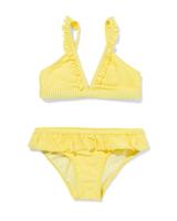 HEMA Kinderbikini Strepen Geel (geel)