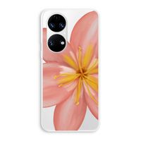Pink Ellila Flower: Huawei P50 Transparant Hoesje