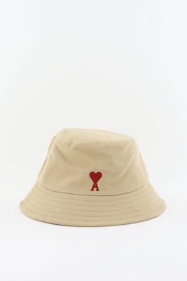 Ami Paris bucket hat Red ADC UHA246.AW0041 sand