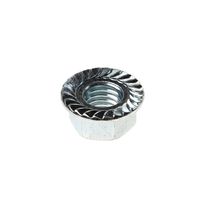 Zeskante flensmoer din6923 verz. m10. Zeskante flensmoer din6923 verz. m10.