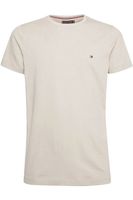 Tommy Hilfiger Slim Fit T-Shirt ronde hals wit, Effen - thumbnail