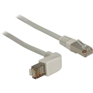 Delock 83524 RJ45 Netwerkkabel, patchkabel CAT 6 S/FTP 0.50 m Grijs 1 stuk(s)