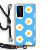 Margrietjes: Huawei P40 Transparant Hoesje met koord