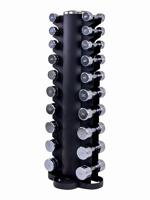 Lifemaxx Dumbbell Toren met Chromen Dumbbellset 2 x 1-10 kg (10 paar)