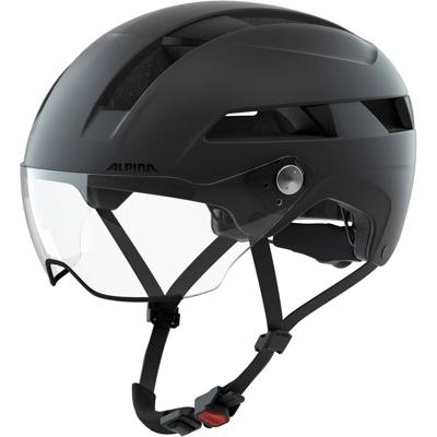 Olympic Sportswear Alpina sports urban helm soho visor 51-56 mat zwart