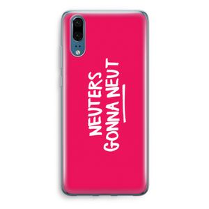 Neuters (roze): Huawei P20 Transparant Hoesje