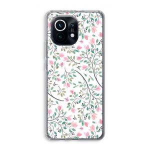 Sierlijke bloemen: Xiaomi Mi 11 Transparant Hoesje
