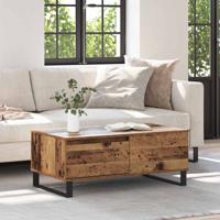 Salontafel met lade Oud hout Bewerkt hout