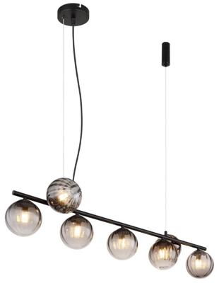 Globo 7-lichts hanglampDallerta smoke glas - 15216-7H